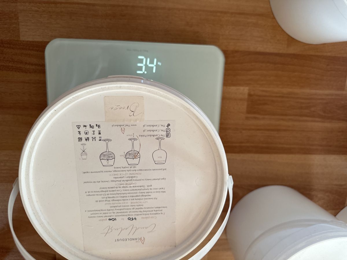 Candele: Candledust Duftkerzen Kerzenwachs 5 Eimer à 3.4 kg – Nuovo e nell'imballaggio originale da St. Gallen venduto da mai_gd7k 6