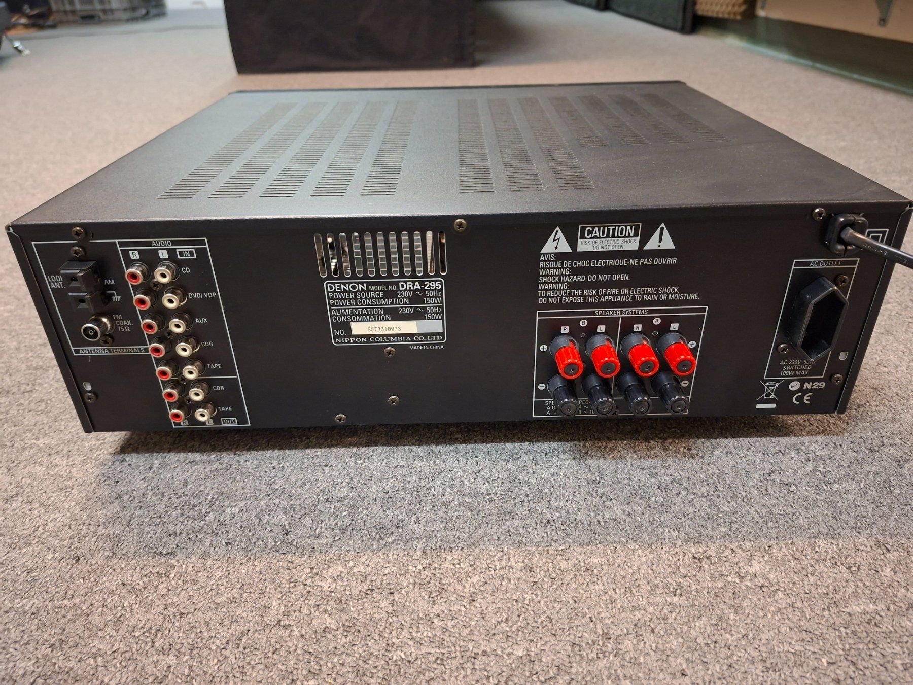 Denon Ricevitori: Denon DRA-295 Receiver – Usato da Niedergösgen venduto da piccorx5 3
