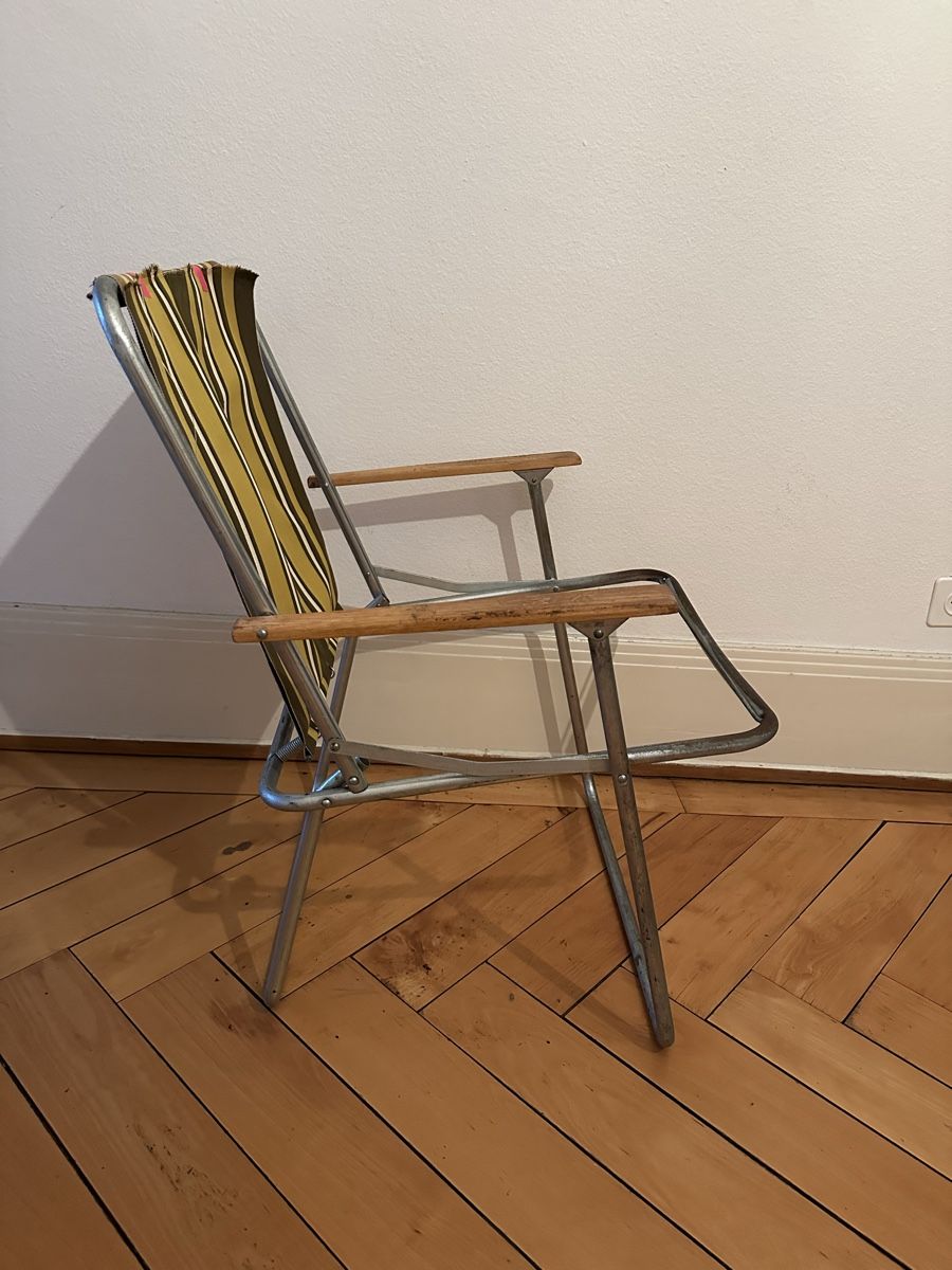 Chaises: Campingstuhl Vintage DEFEKT – Défectueux à Zürich par Lux2020 1