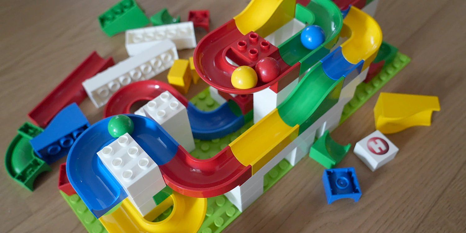 Hubelino Giocattoli: Hubelino Duplo Kugelbahn – Usato da Zürich venduto da machtgrafik 3