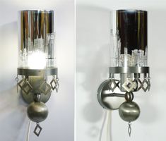 Paar spezielle Wandlampen
