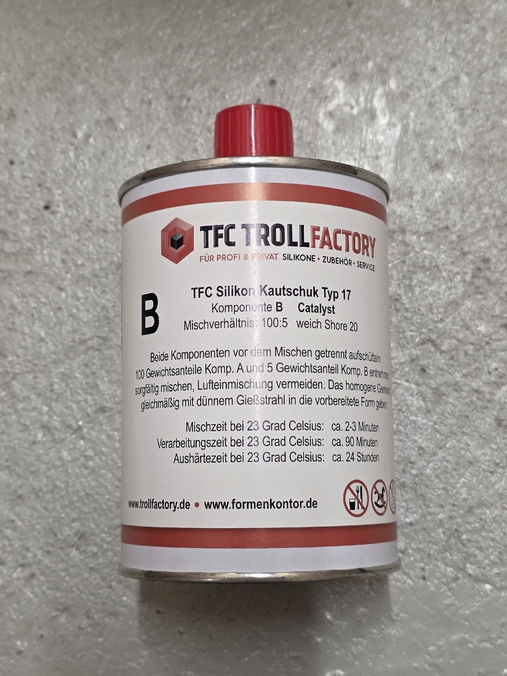 Materiale per modellare: TFC Silikon Kautschuk Typ 17 TFC Troll Factory – Nuovo e nell'imballaggio originale da Glis venduto da LetztePreis 2