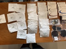 90 Stück Sonnenbrillenglas
