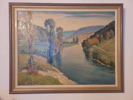 E.E Schlatter  mit Rahmen 84cm × 65cm