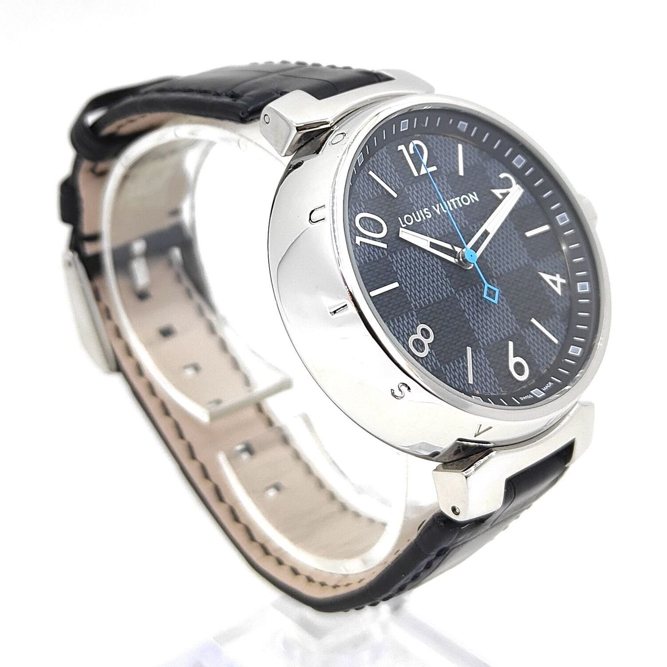 Louis Vuitton Orologi: Louis Vuitton Tambour Damier Graphite – Usato da Montreux venduto da CashPay_Montreux 5