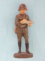 altes Spielzeug Soldat Figur Elastolin