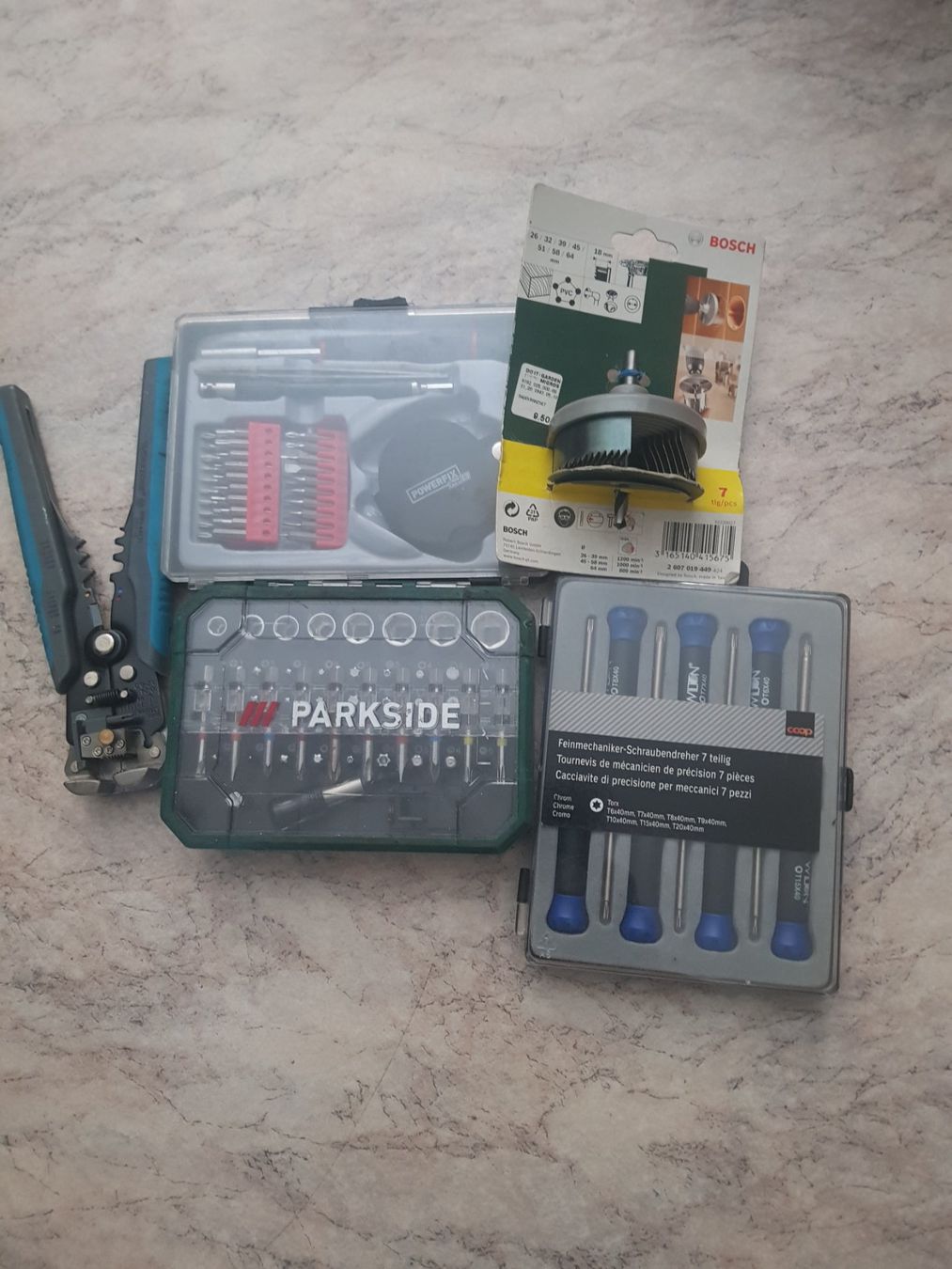 Parkside Tutti gli attrezzi: Werkzeug-Set: Parkside, Bosch, Powerfix - Alles Top! – Nuovo e nell'imballaggio originale da Emmenbrücke venduto da nev_hh85