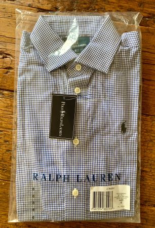 Ralph Lauren - Chemise garçon Vichy 5-6 ans