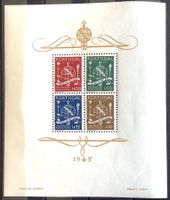 1945 Portugal Marineschule Block 9 **