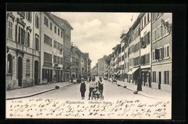 Winterthur, Blick in die Oberthor-Gasse