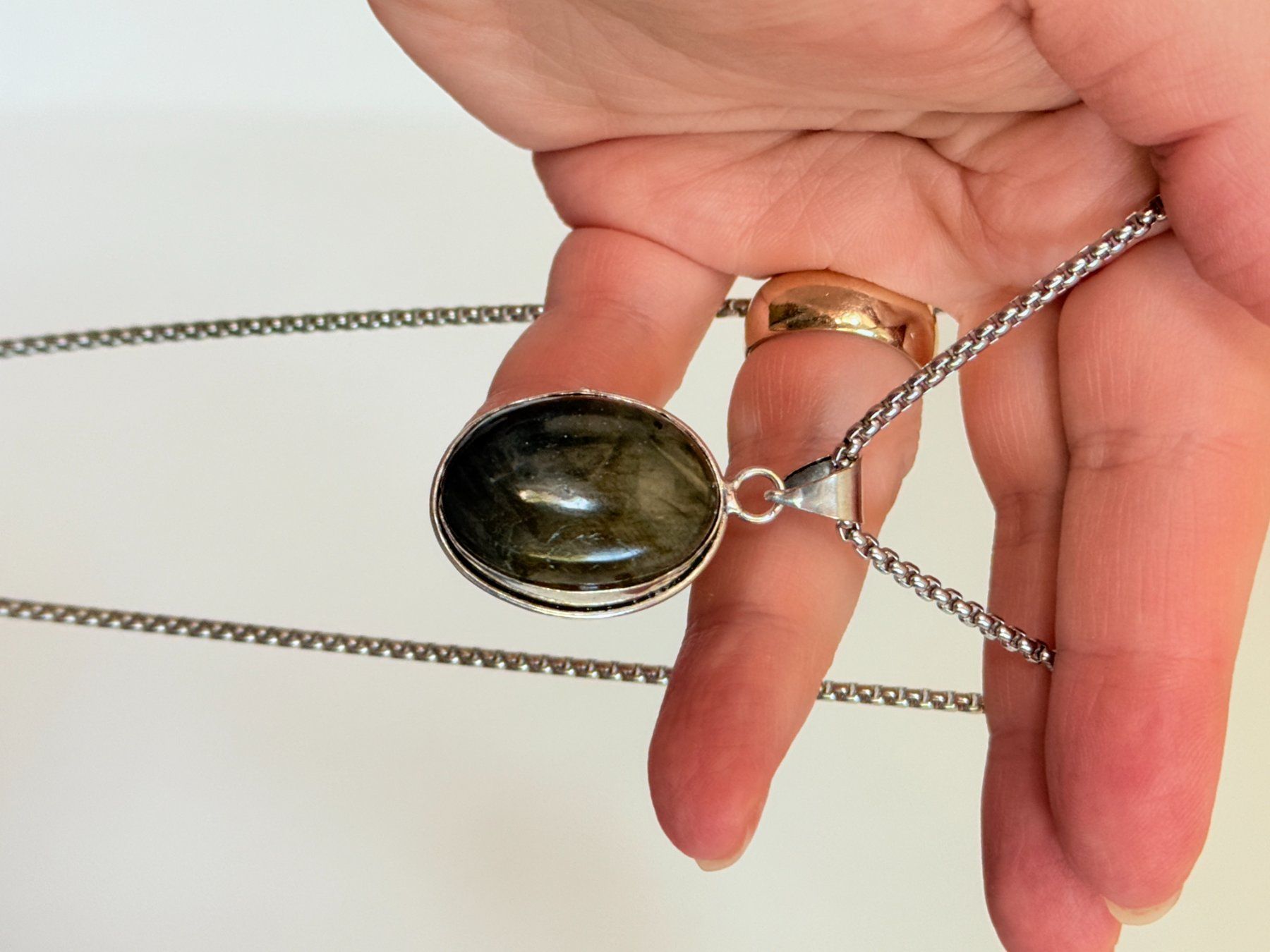 Catenine: Collier labradorite, élégant et tendance ✨ – Nuovo (secondo la descrizione) da Genève venduto da AWWA 8