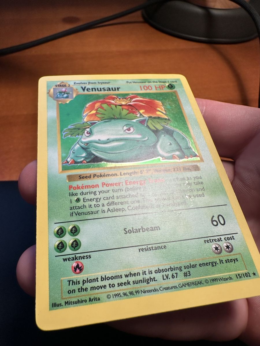 Cartoline: Venusaur Shadowless - Base Set 15 – Usato da Zürich venduto da Dennyloot 1