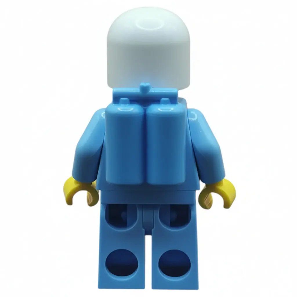 Lego Baukästen: Lego Classic Space Astronaut Minifigur Hellblau Neu – Neu und originalverpackt aus Hinwil von spiele-pirat 3