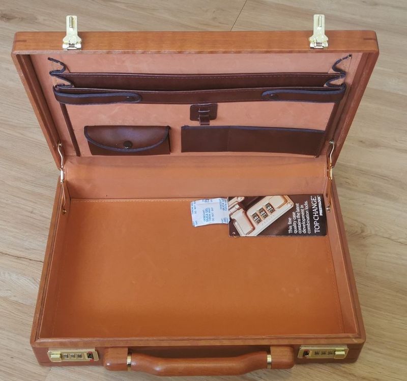 OLDMFZP Aluminium Aktentasche - Abschließbar Mit Zahlenschloss 36x26cm