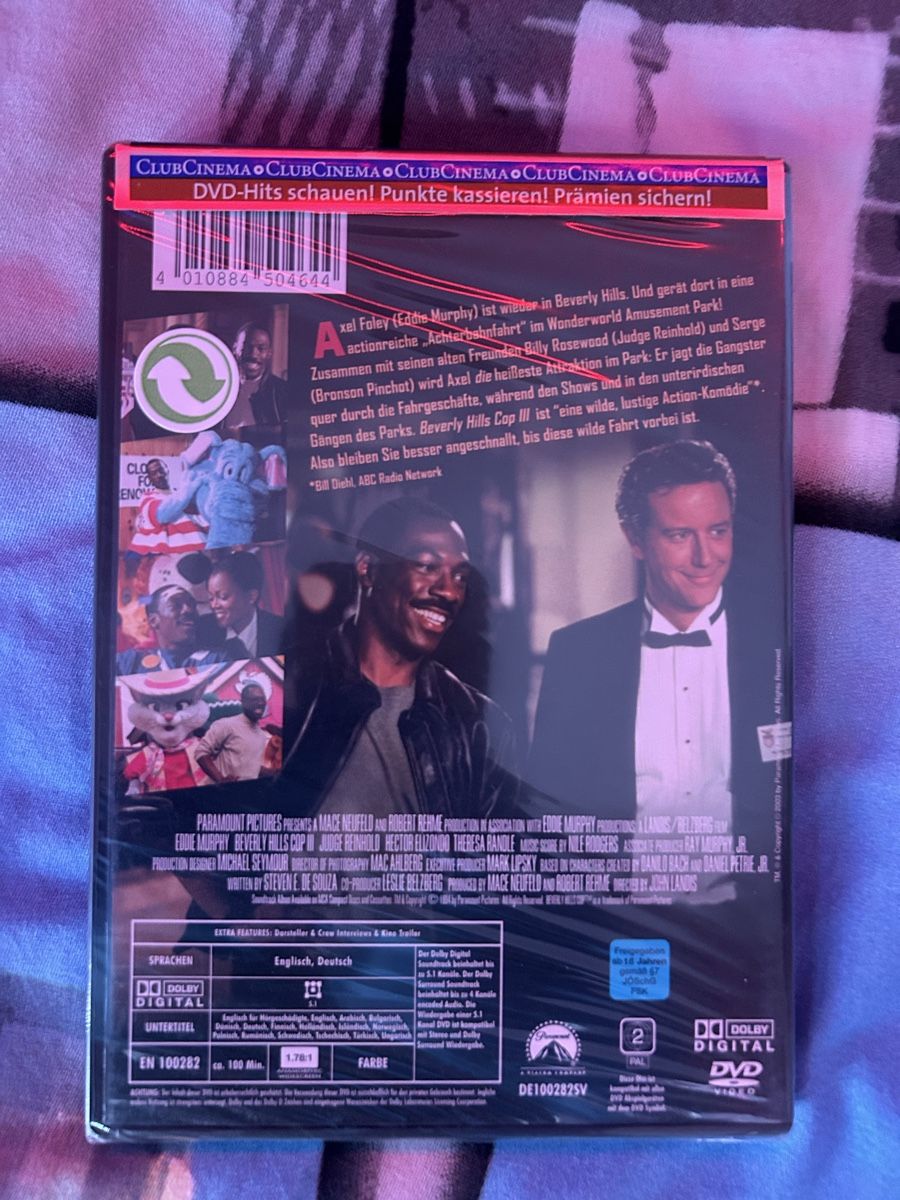Alle DVDs: Beverly Hills Cop 3 | DVD – Neu und originalverpackt aus Solothurn von Kuronado 1