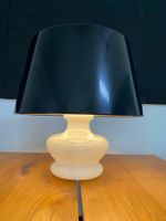 Design Schirmlampe Tischlampe Glas Vintage