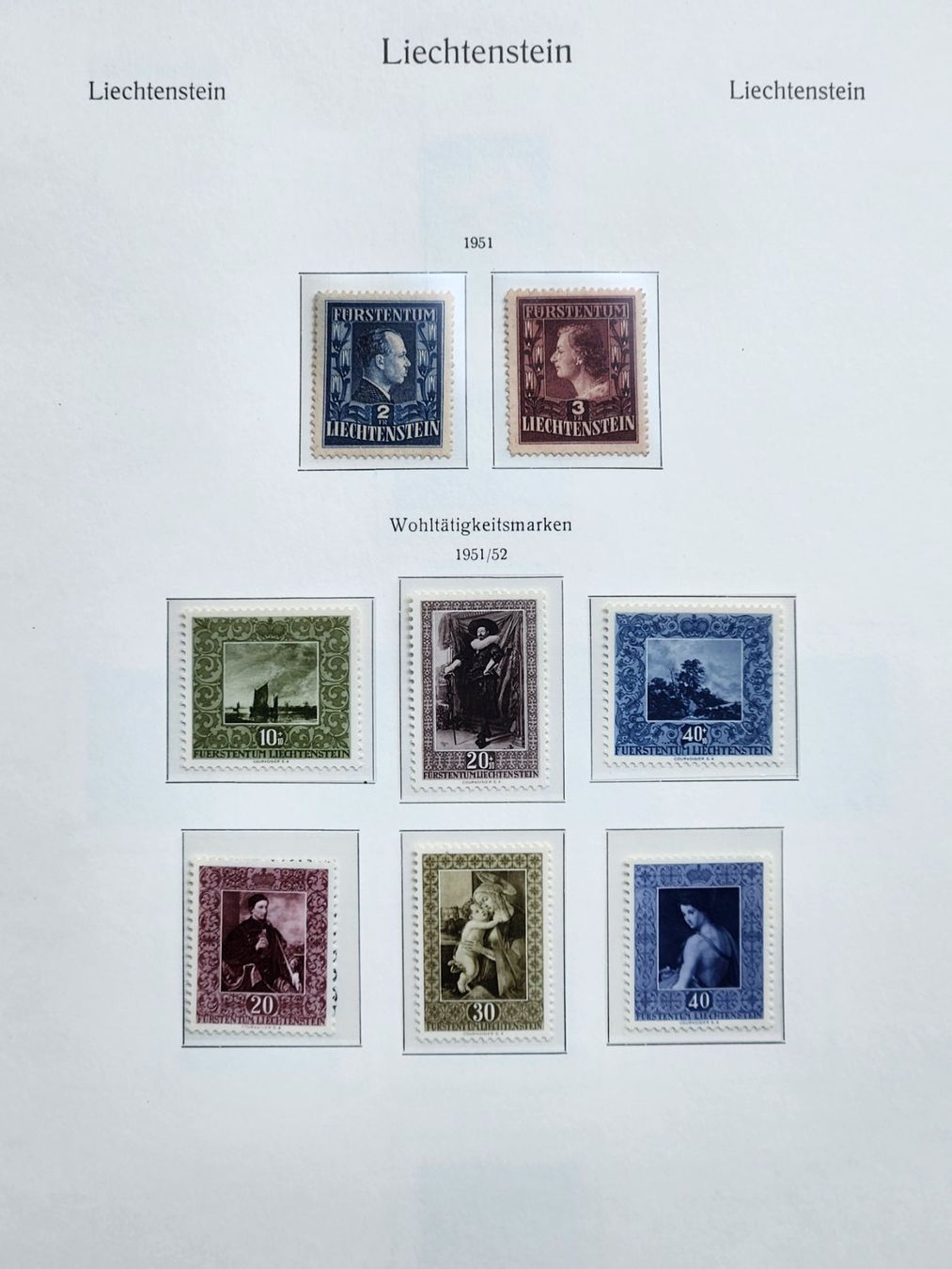 Tutti i francobolli: Liechtenstein 1945-2000 Postfrisch Komplett Sammlung 4000 Fr – Nuovo (secondo la descrizione) da Kriens venduto da Nidfeld45 8