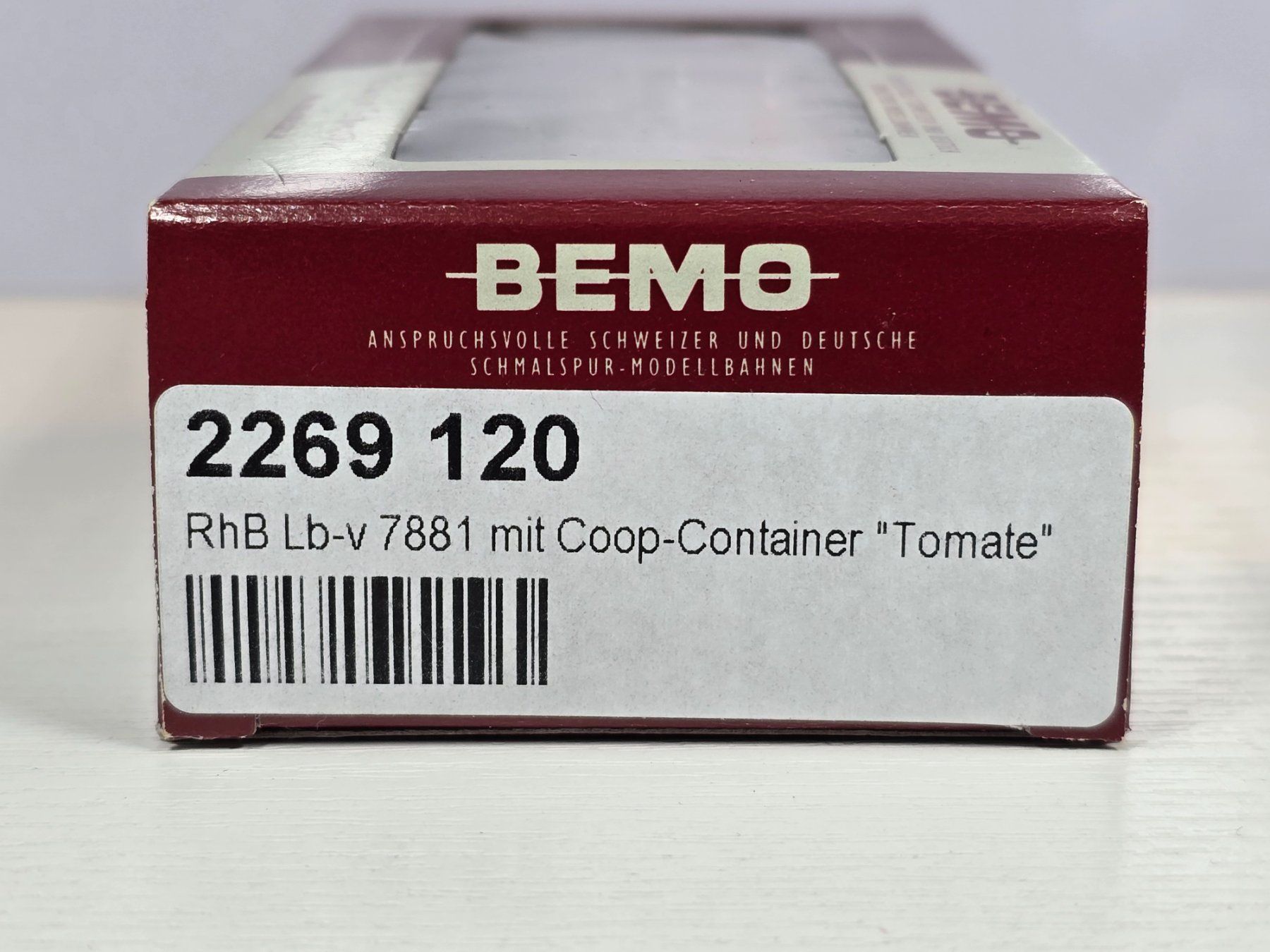 Bemo Modelleisenbahnen: Bemo 2269120, RhB, Coop - Container, Tomate, Neu – Neu und originalverpackt aus Kloten von Nicola2 1