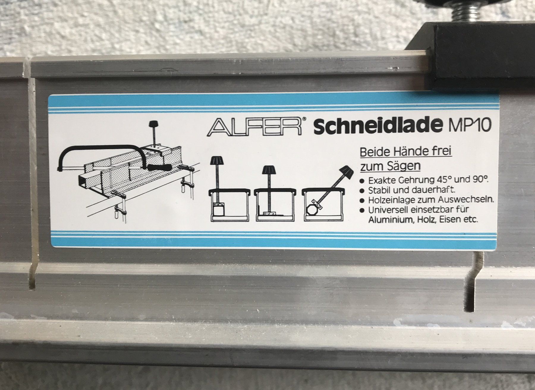 Alle Werkzeuge: SCHNEIDLADE MP10 – Gebraucht aus Ostermundigen von Kari1937 1