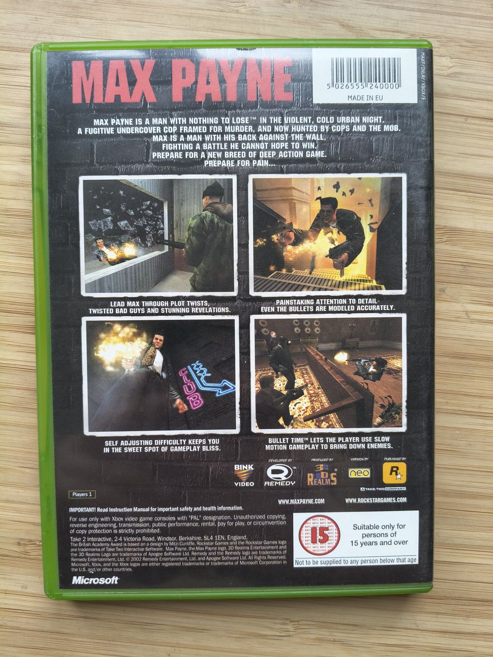 Jeux: Max Payne (XBox) – D'occasion à Riedholz par ste_96cd 1