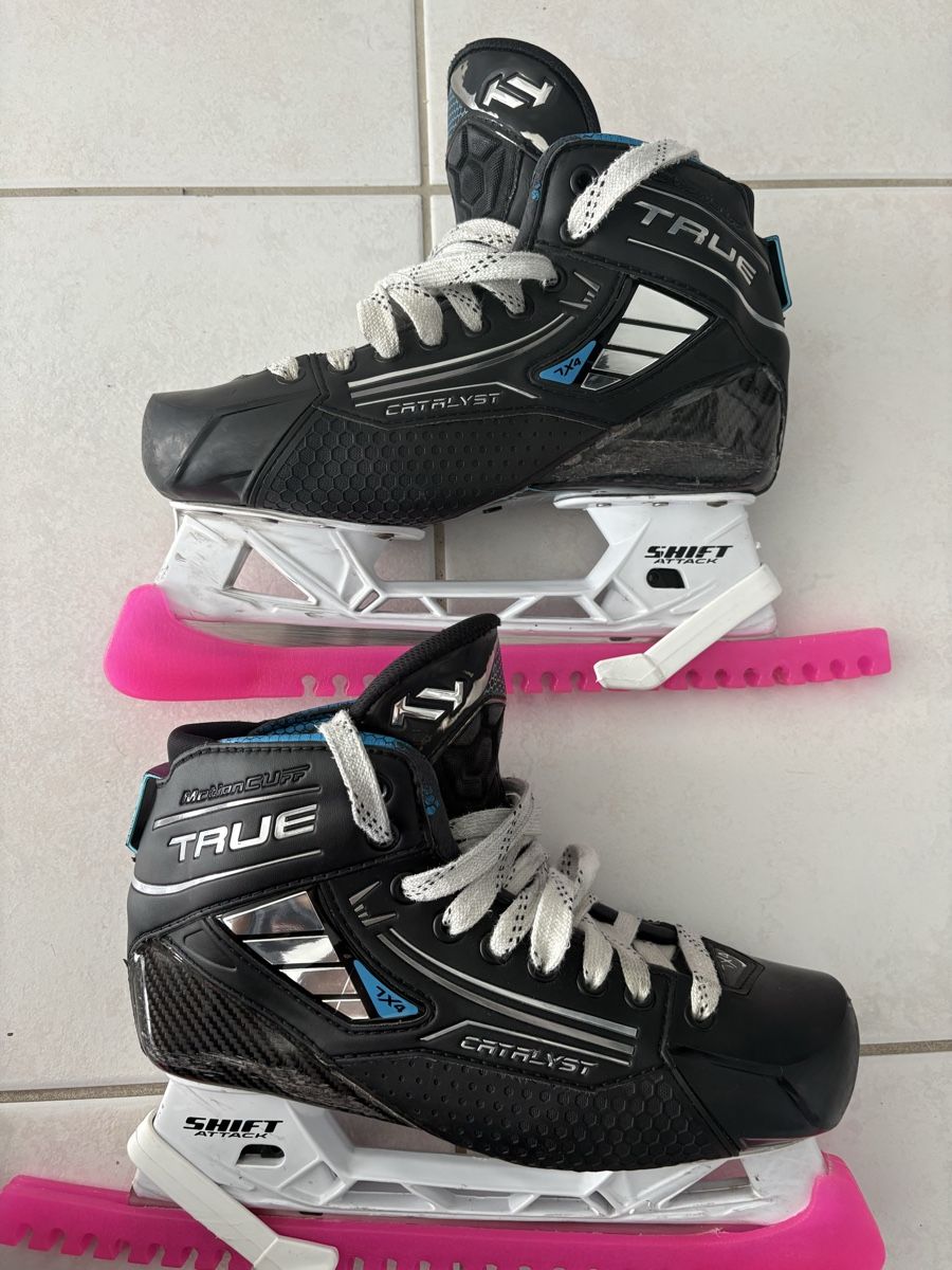 Pattini da ghiaccio: True Catalyst 7x4 Goalie Schlittschuhe – Usato da Kloten venduto da AR84 3
