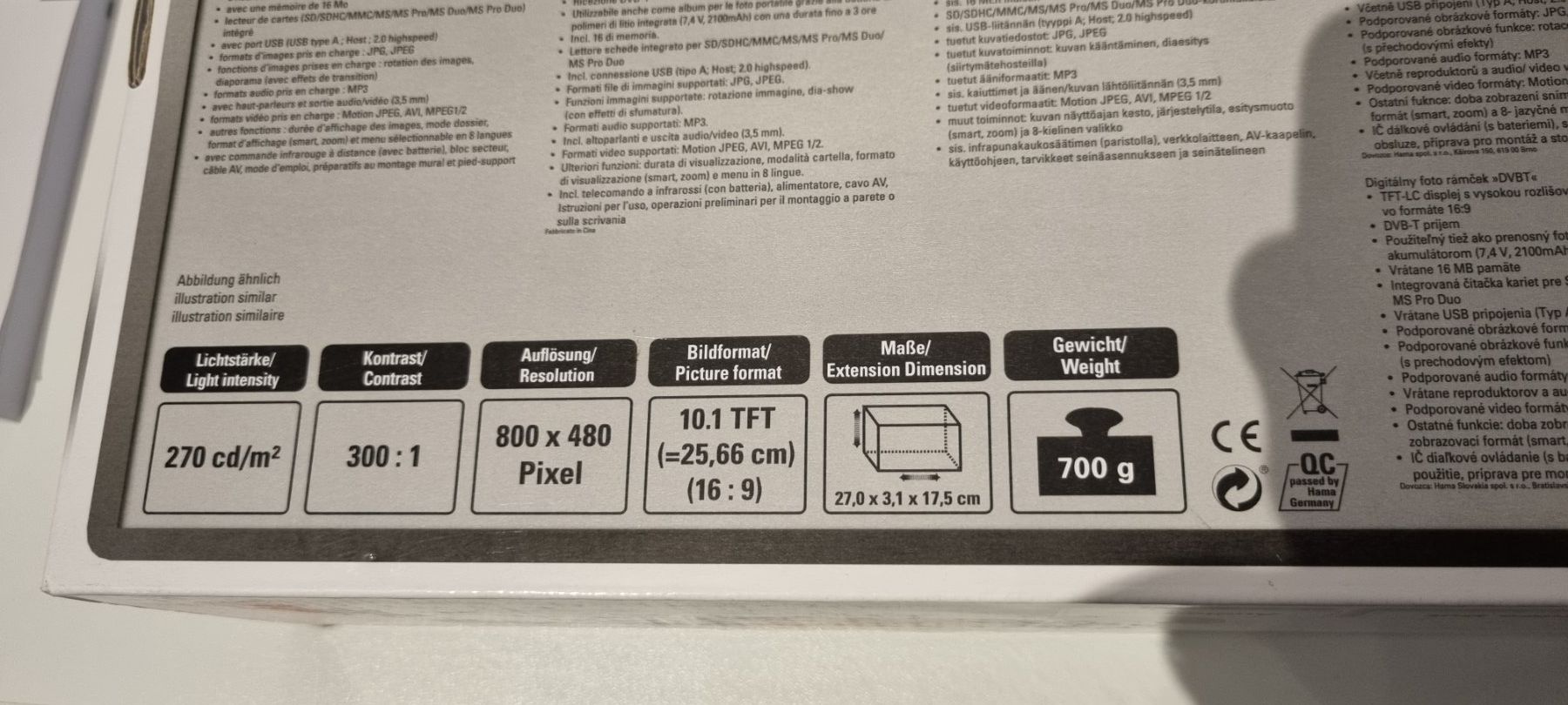 Tablet PC: Digitaler Bilderrahmen Hama – Usato da Reichenburg venduto da Mede04 4