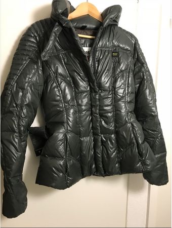 Blauer USA Daunenjacke, Gr. M, Winterjacke