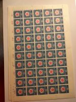 Schweiz, Helvetia Briefmarken, 50er, Bogen, Top Zustand!