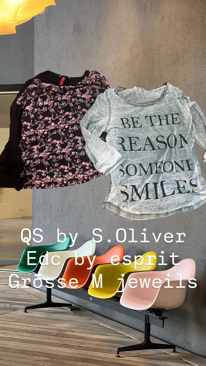 S.Oliver Kleiderpakete: QS by S.Oliver & Esprit Shirt/ Pulli Grösse M dezente farbe – Gebraucht aus Herzogenbuchsee von jenny.24.01