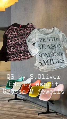 QS by S.Oliver & Esprit Shirt/ Pulli Grösse M dezente farbe