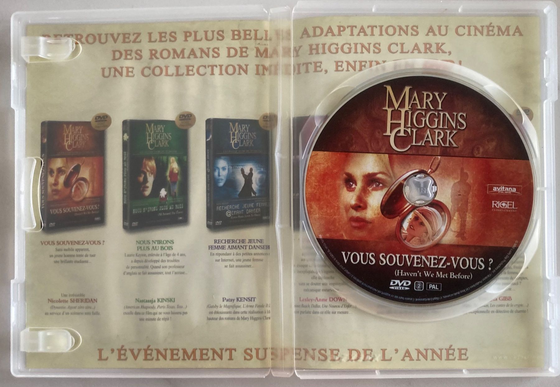Alle DVDs: MARY HIGGINS CLARK - VOUS SOUVENEZ-VOUS ? – Gebraucht aus Poliez-Pittet von Newtown-Records 2
