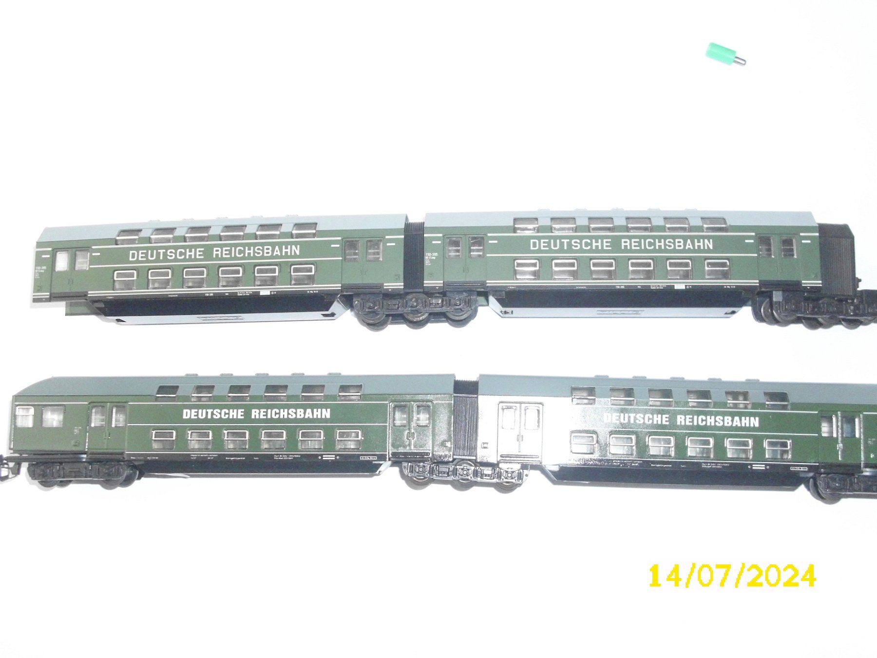 Tillig Modellini di ferrovie: Doppelstockzug der DR in TT – Usato da Schwanden GL venduto da roerich20 4