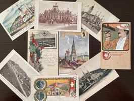 ST. GALLEN Eidg. Schützenfest 1904, 9 Ansichtskarten