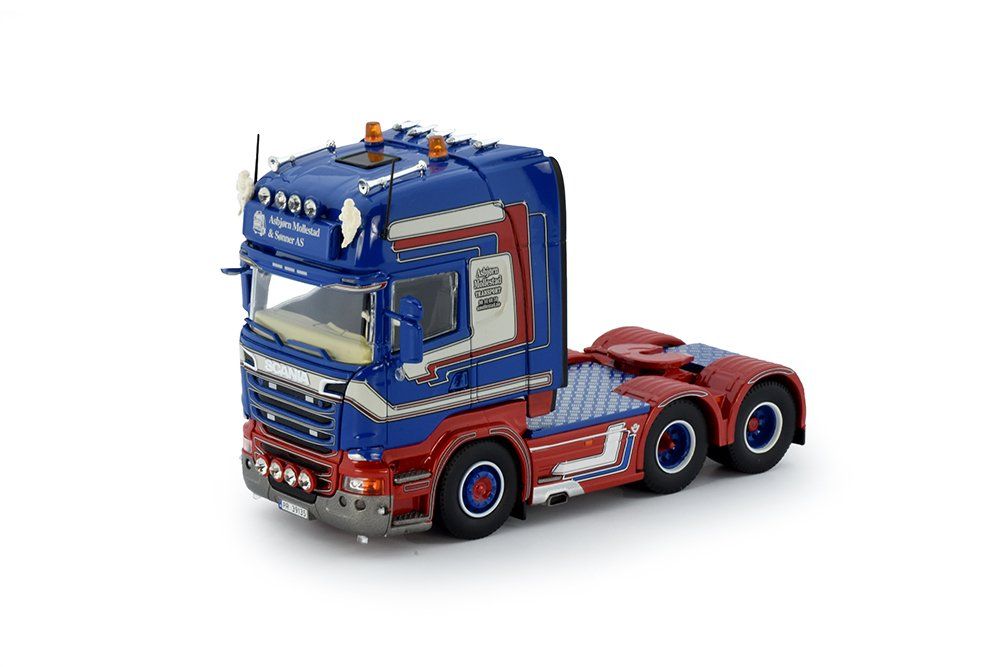 Tekno Kit di modellismo & Modellini statici: Tekno 74665 Scania Mollestad – Nuovo e nell'imballaggio originale da Dagmersellen venduto da FBM-Bacheli 1