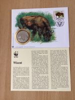 WWF Münze :Wisent & Beschreibung, Lietuva! 1996!