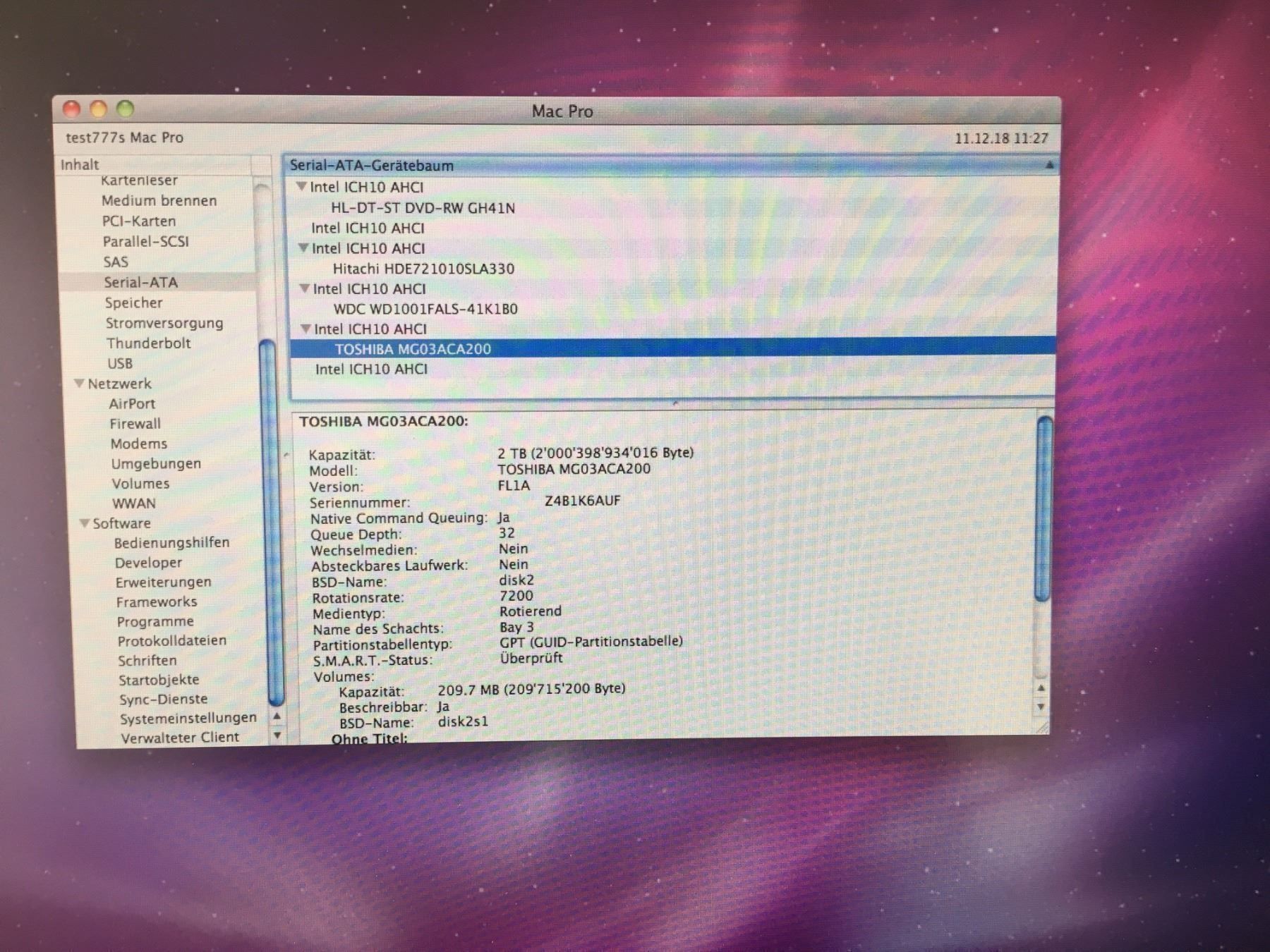 Apple PCs: Mac Pro 4.1 8Core 2.26 Snow Leopard 10.6 – Gebraucht aus St. Margarethen TG von Mac-PC 5