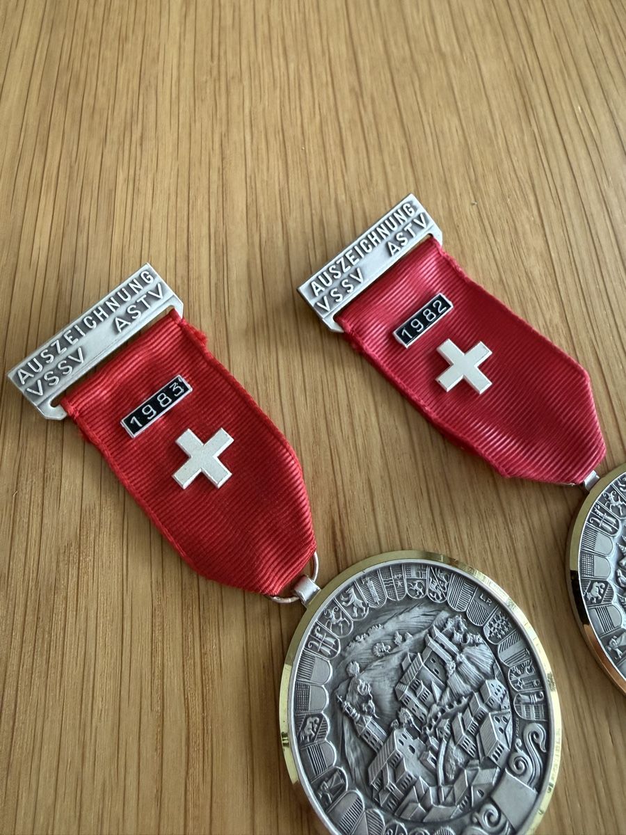 Medaillen: Médaille de tir, 1982/83 – Gebraucht aus Biel/Bienne von Seelandais_ 4