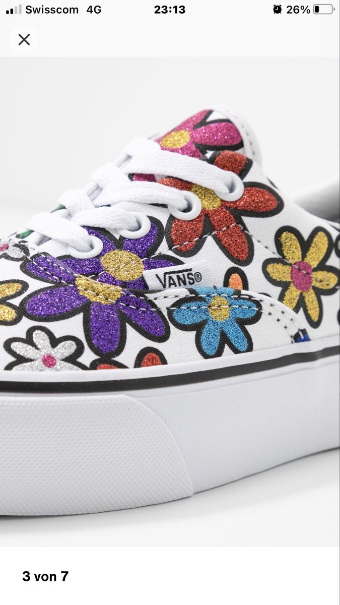 Vans Damenschuhe: Vans Plateau Sneaker, Blumenmuster, Gr. 41, Neu! – Neu (gemäss Beschreibung) aus Bassersdorf von BarbarasBoutique
