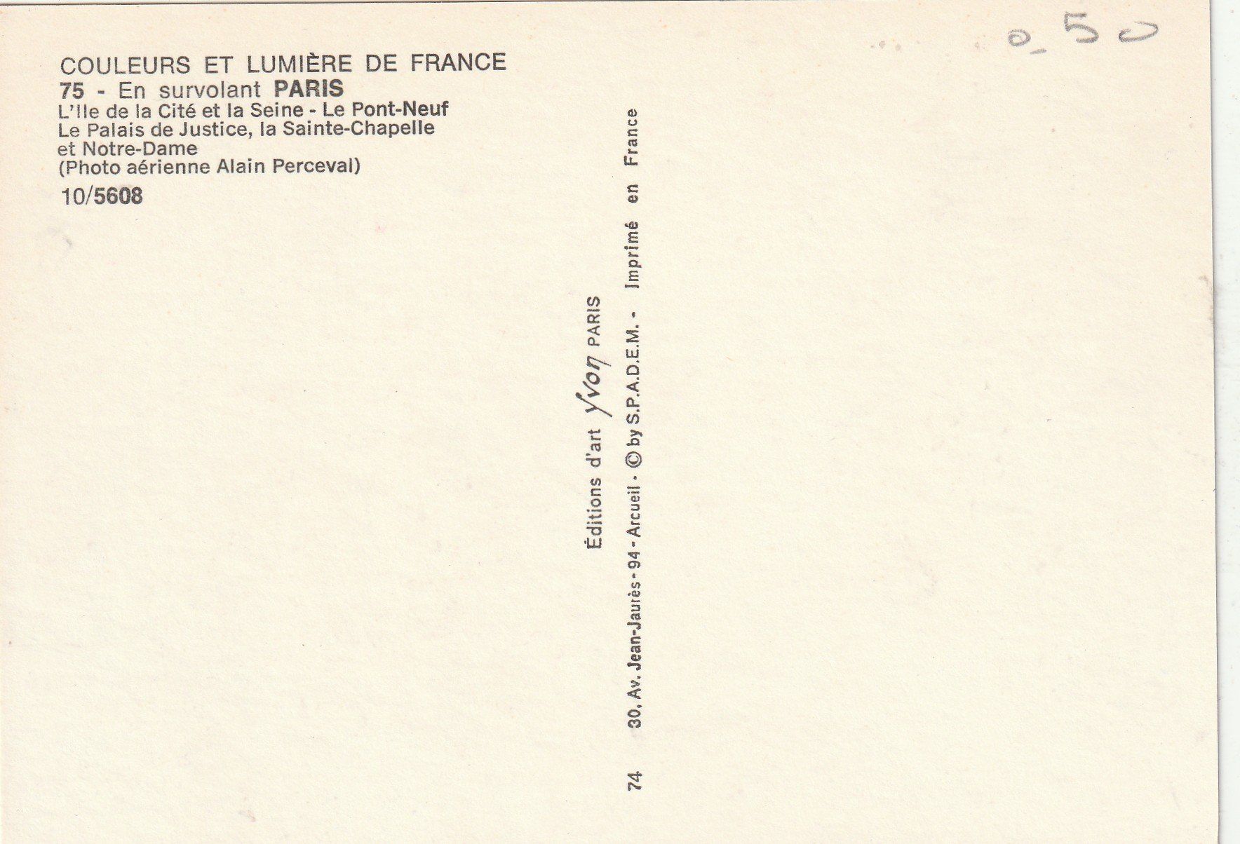 Cartes postales: Paris – D'occasion à Lumbrein par made02 1