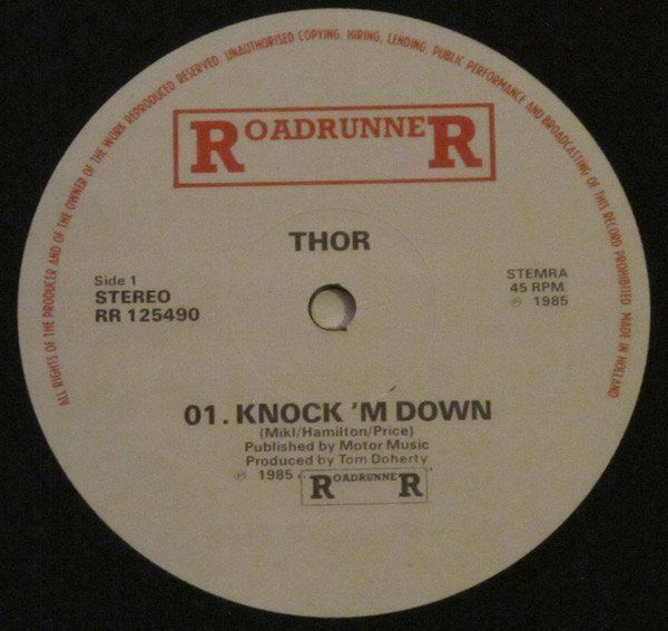 Dischi in vinile: Thor Knock 'em Down NL 85 12" Maxi Hard – Usato da Thun venduto da Pemoya 2