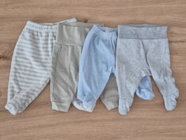 4 Baby-Hosen, Gr. 50/56