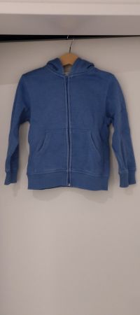 Kinder Sweatjacke Kapuzenjacke Blau Gr. 98/104 2-4Y