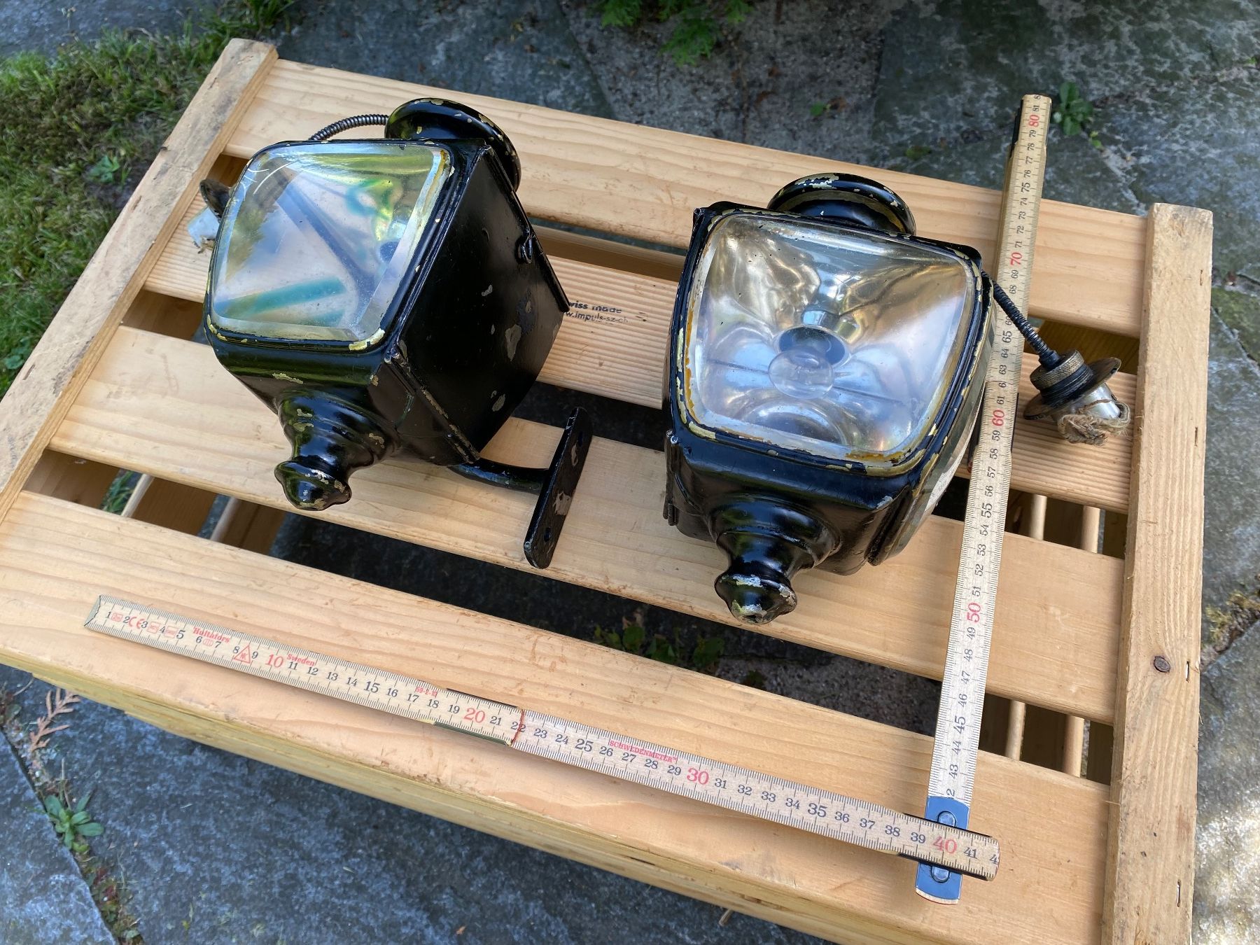 Carrozze: 1 Paar antike Dynamo Stereos Paris Oldtimer Lampen – Usato da Feldbach venduto da Fea1 9