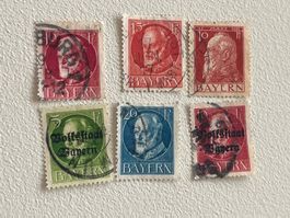 SALE ! Lot Bayern Briefmarken ab 1 CHF (Gratis-Versand)