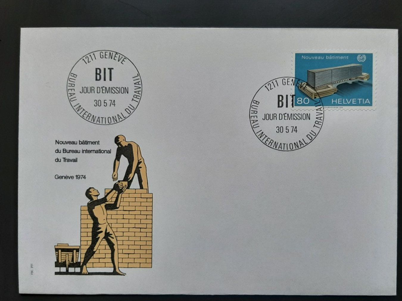 Tutti i francobolli: CH Ersttagsbriefe des BIT Genf – Nuovo (secondo la descrizione) da Pfäffikon ZH venduto da Romulus 2