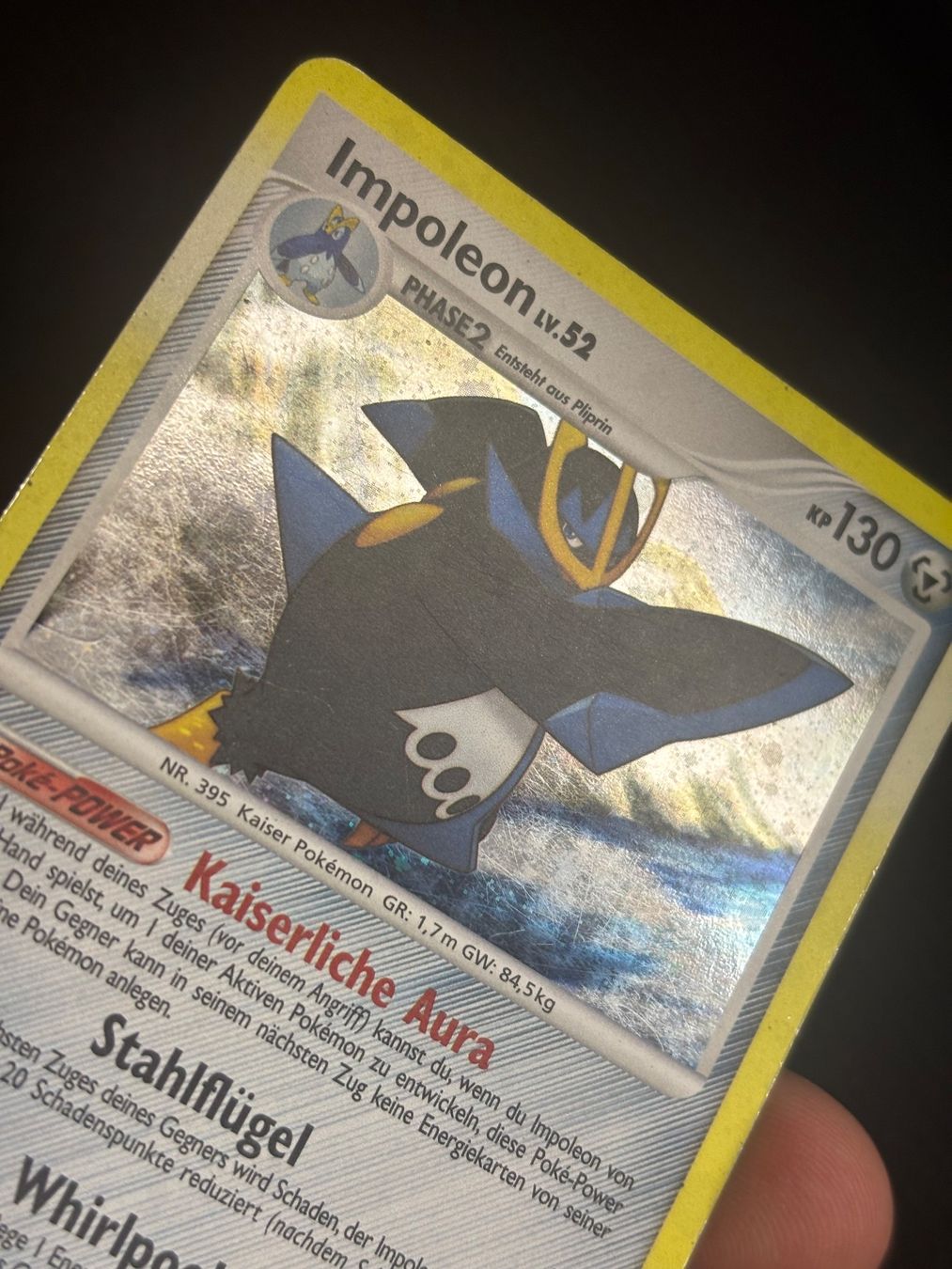 Pokémon Carte collezionabili: Pokemon Impoleon Lv.52 2/100 Holo Rare Stormfront DE – Usato da St. Gallen venduto da KantoKarten 1