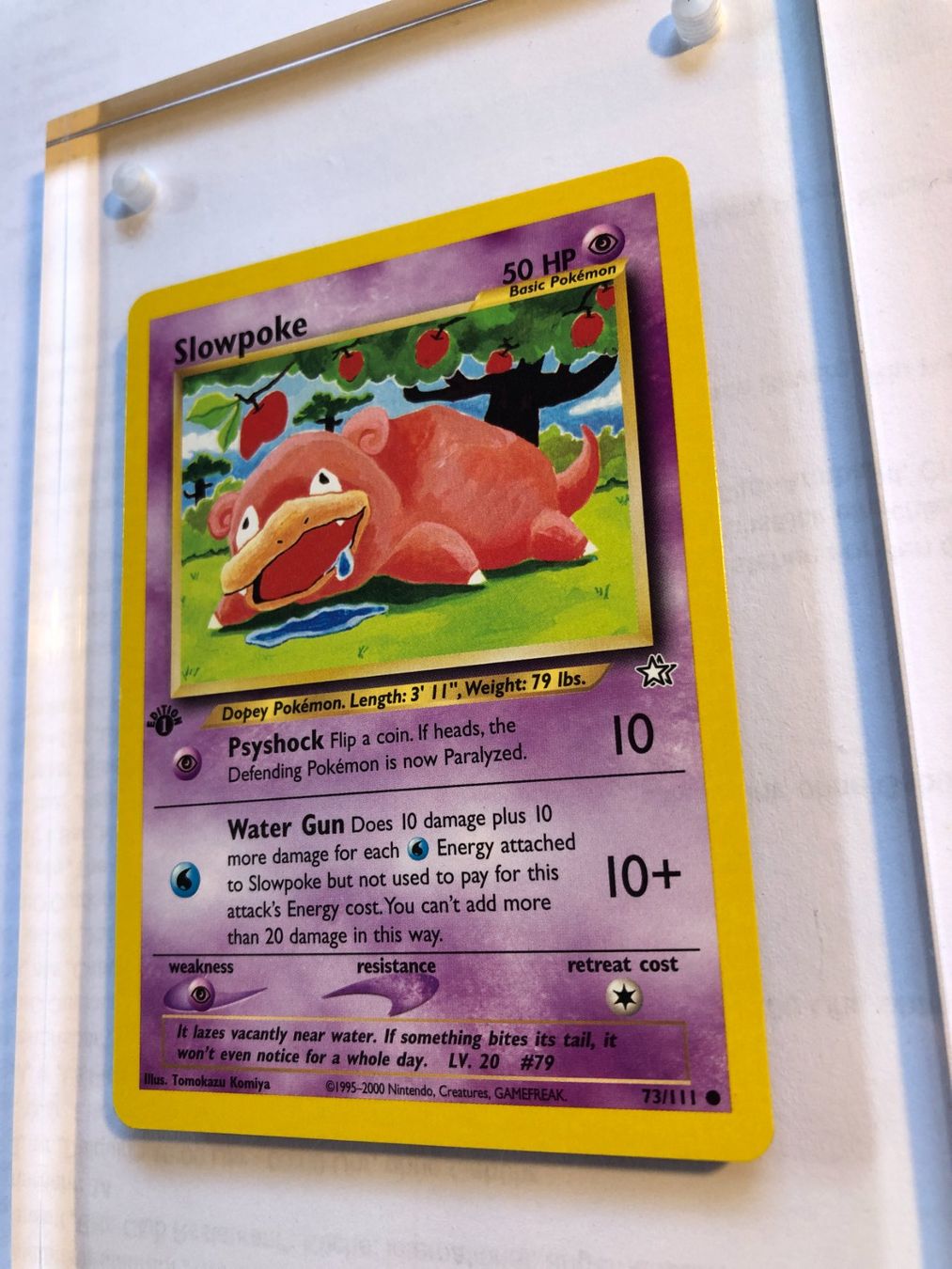Carte collezionabili: Slowpoke 1st Neo Genesis - MINT - ab 1.- – Usato da Giubiasco venduto da dan_pr8b 2