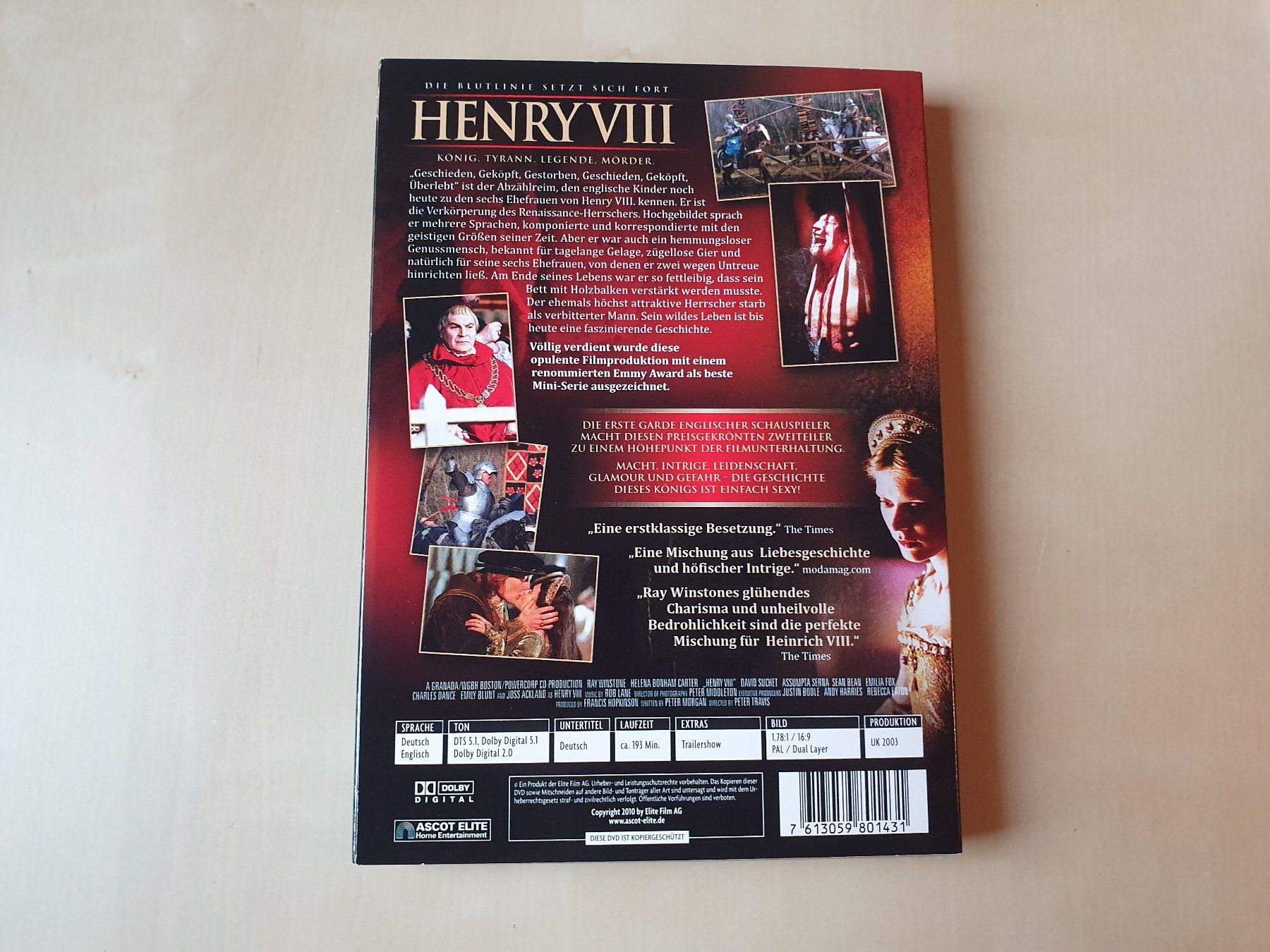 Tutti i DVDs: Henry VIII – Usato da Stansstad venduto da collectorsshop 1
