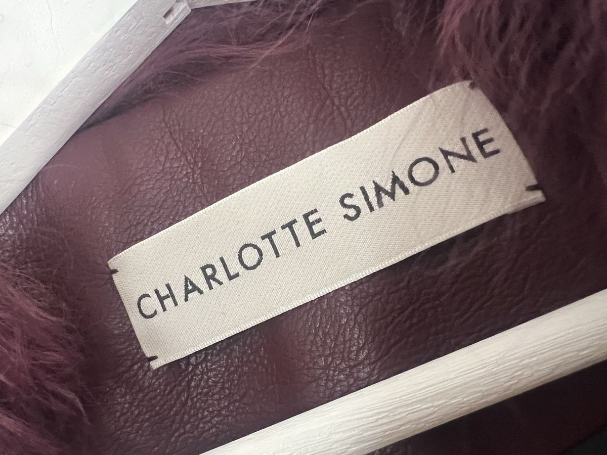 Giacche: Charlotte simone Joan Lederjacke burgundy S – Nuovo e nell'imballaggio originale da Zürich venduto da sellingmystuff1 3