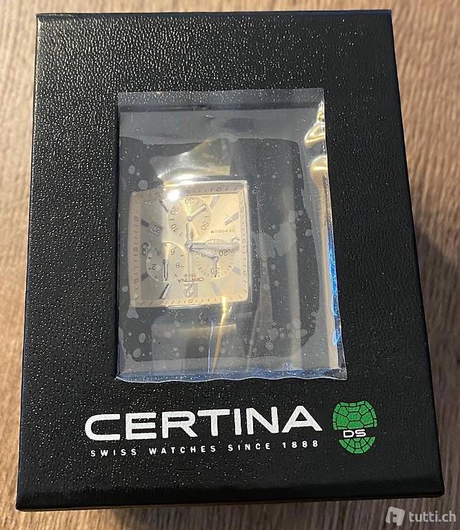 Certina Orologi: DAMENUHR, CERTINA DS PODIUM SQUARE – Nuovo e nell'imballaggio originale da Obergerlafingen venduto da audi991